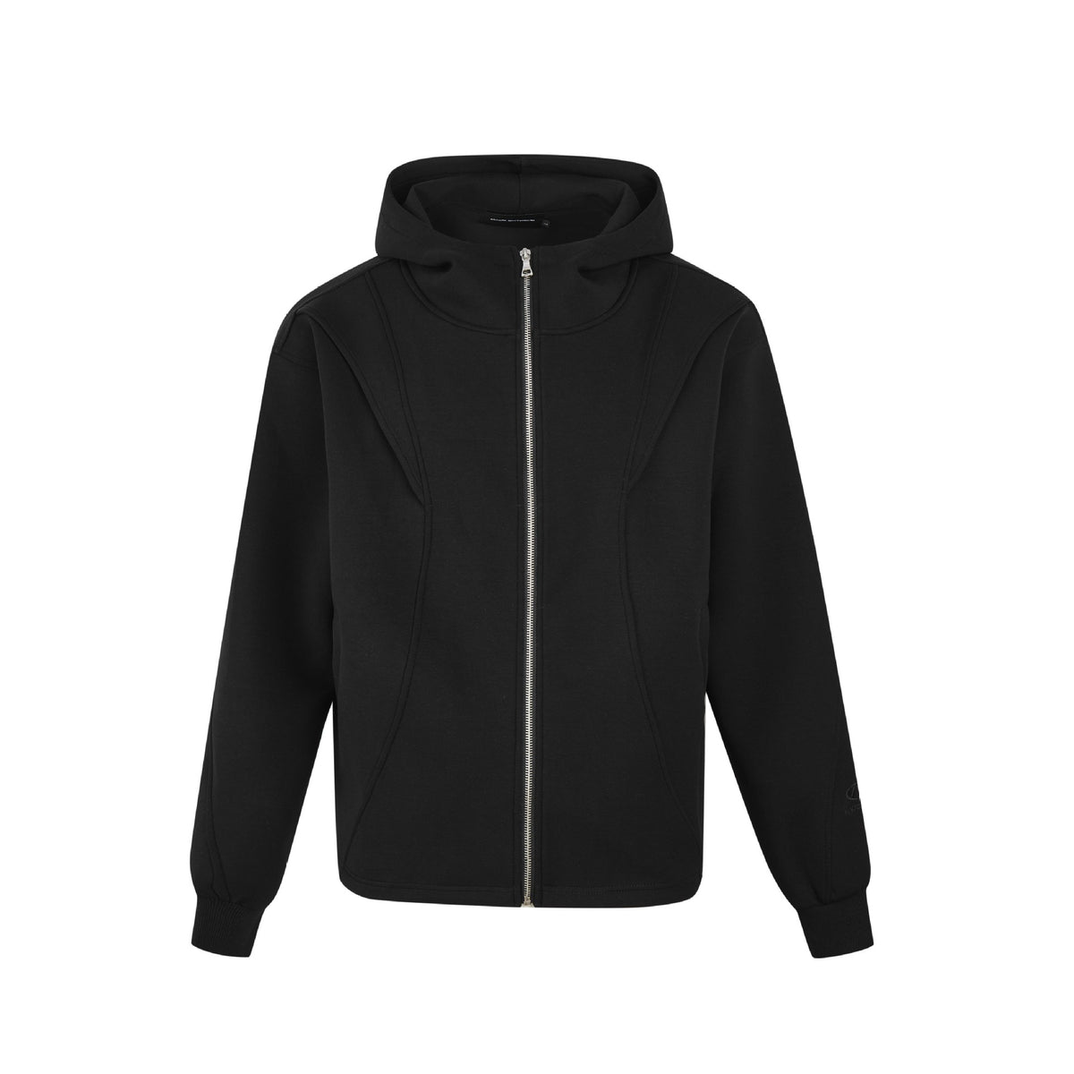 Zeratta Men's minimalist loose fit zip-up hoodie