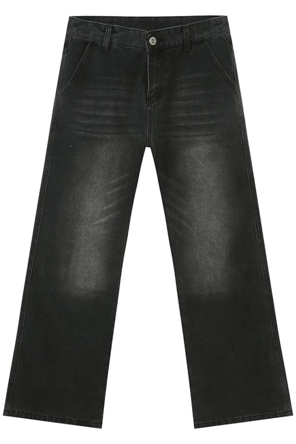 Image of Medium and Dark Mid-Rise Jeans