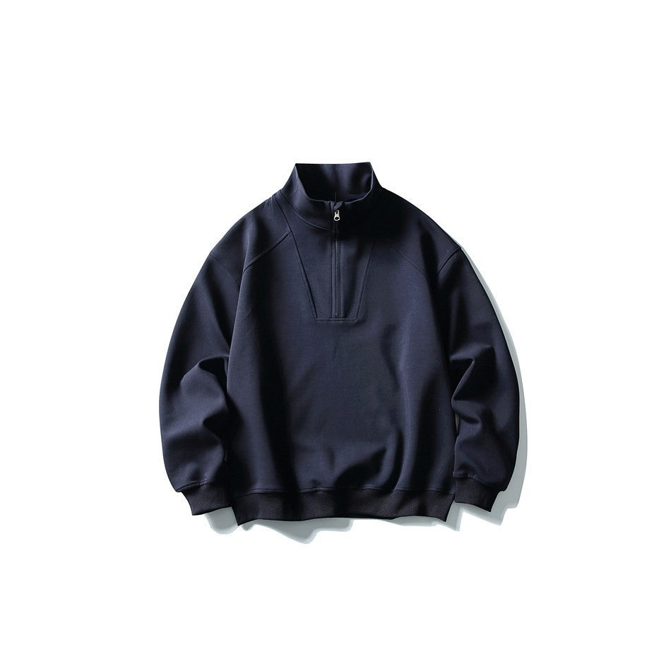 Image of Zeratta Men's relaxed fit hooded zip-up sweatshirt