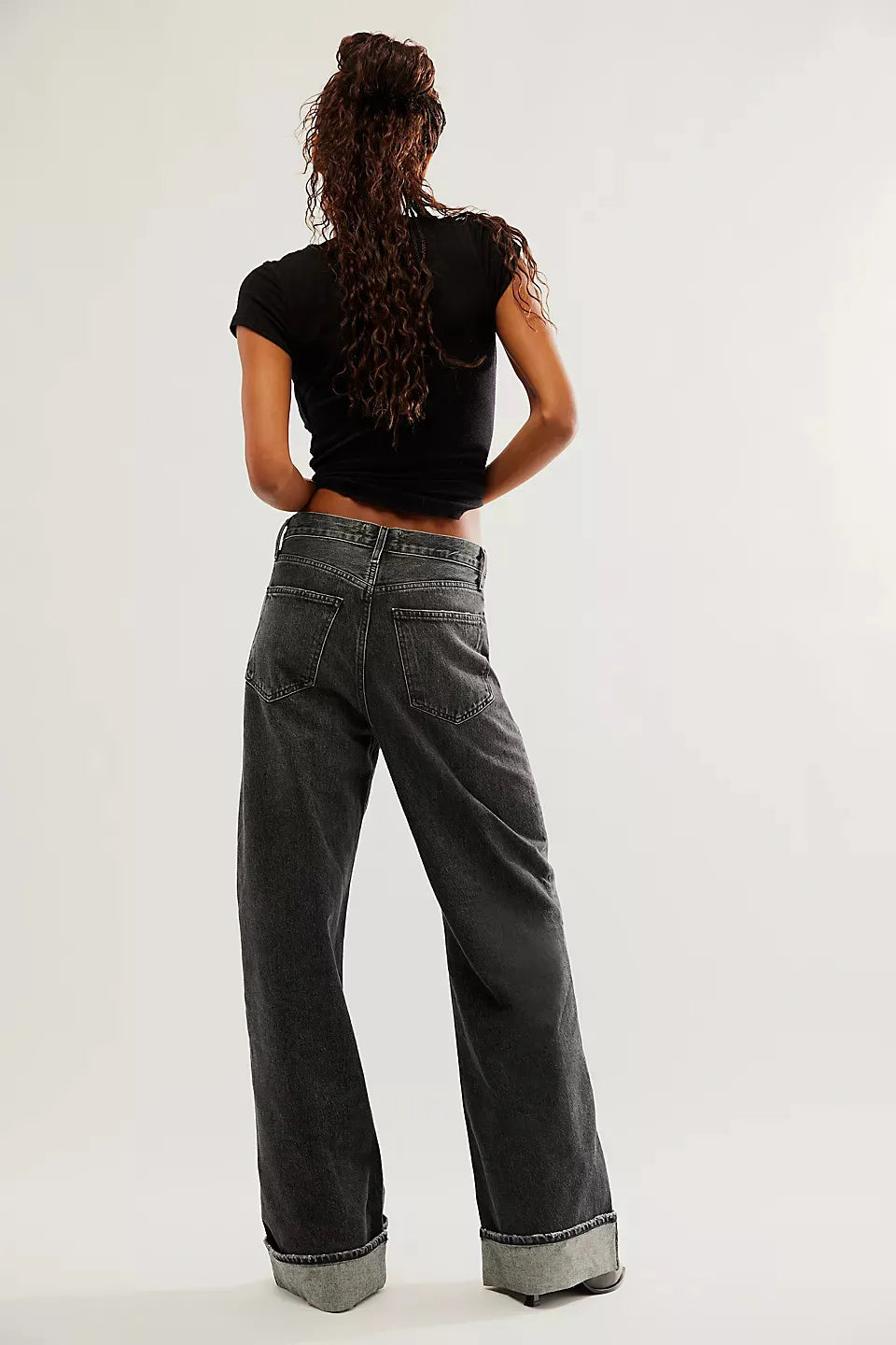 Image of Cuffed Pocket Jeans