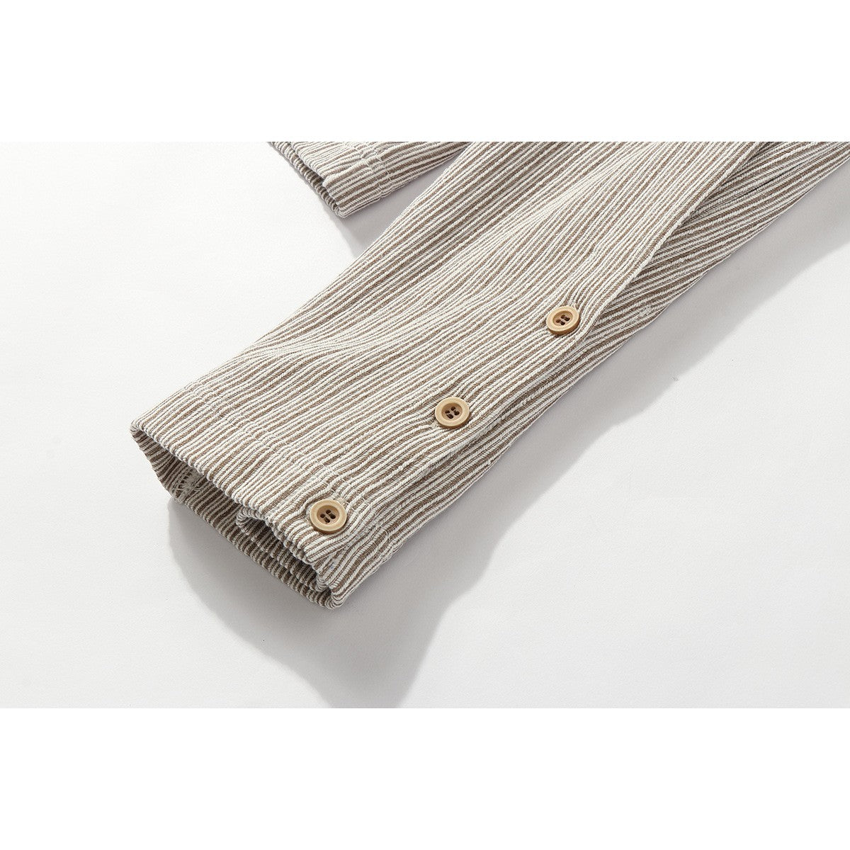 Image of Men's striped loose fit crewneck sweatshirt
