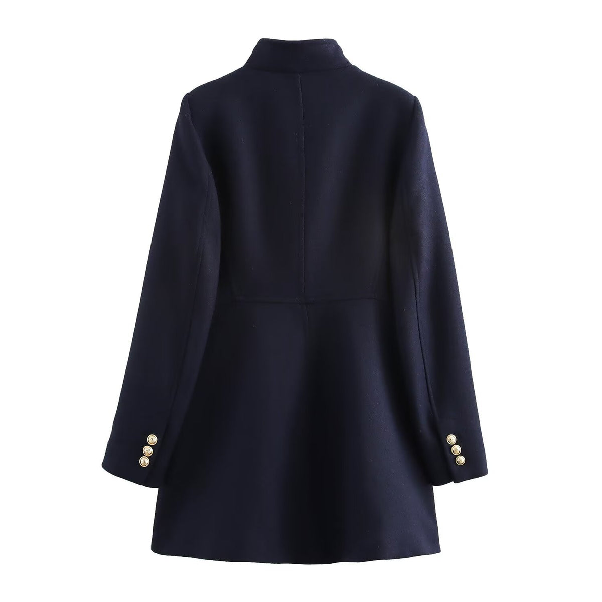 Women's loose fit double-breasted trench coat