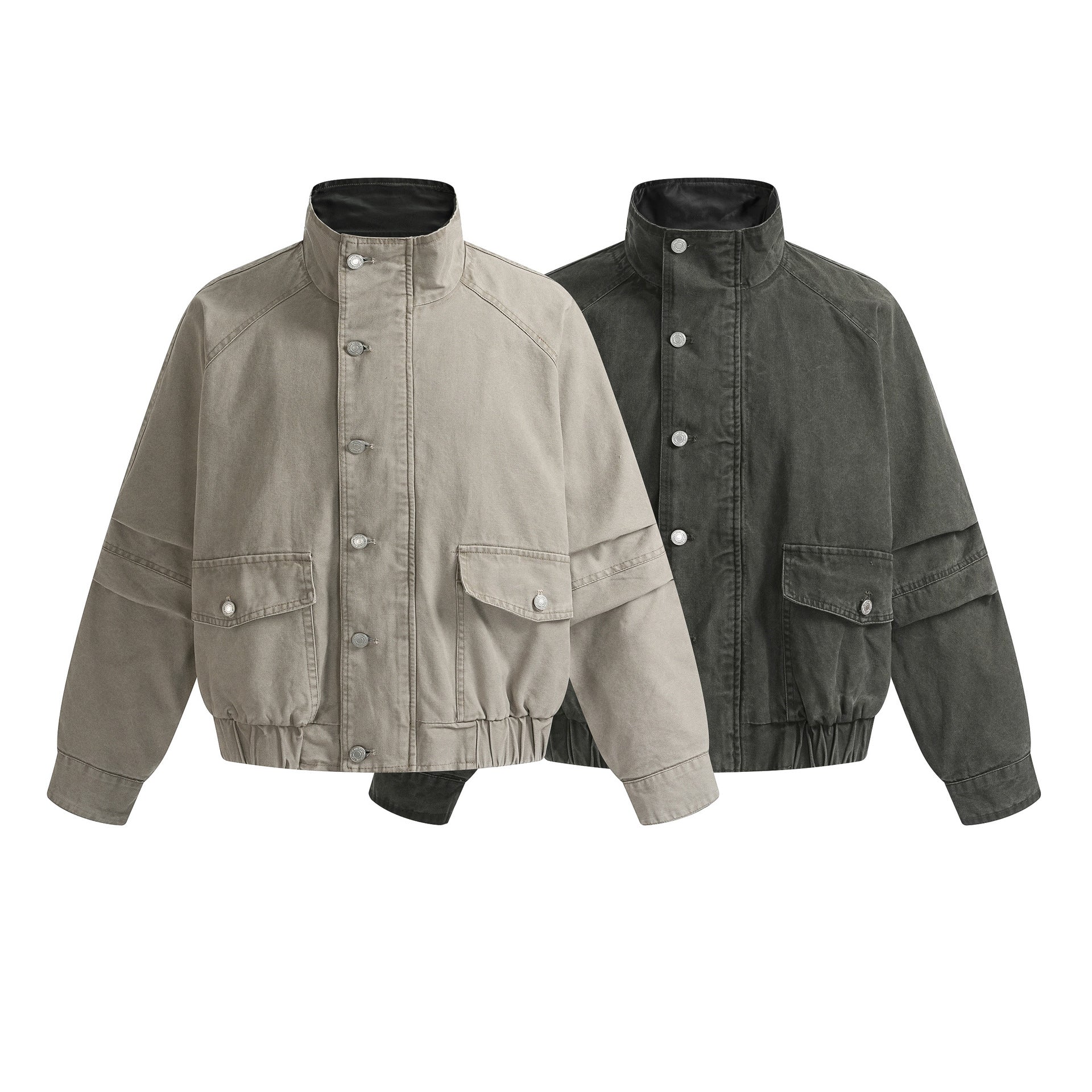 Image of Chaqueta Harrington de algodón para hombre
