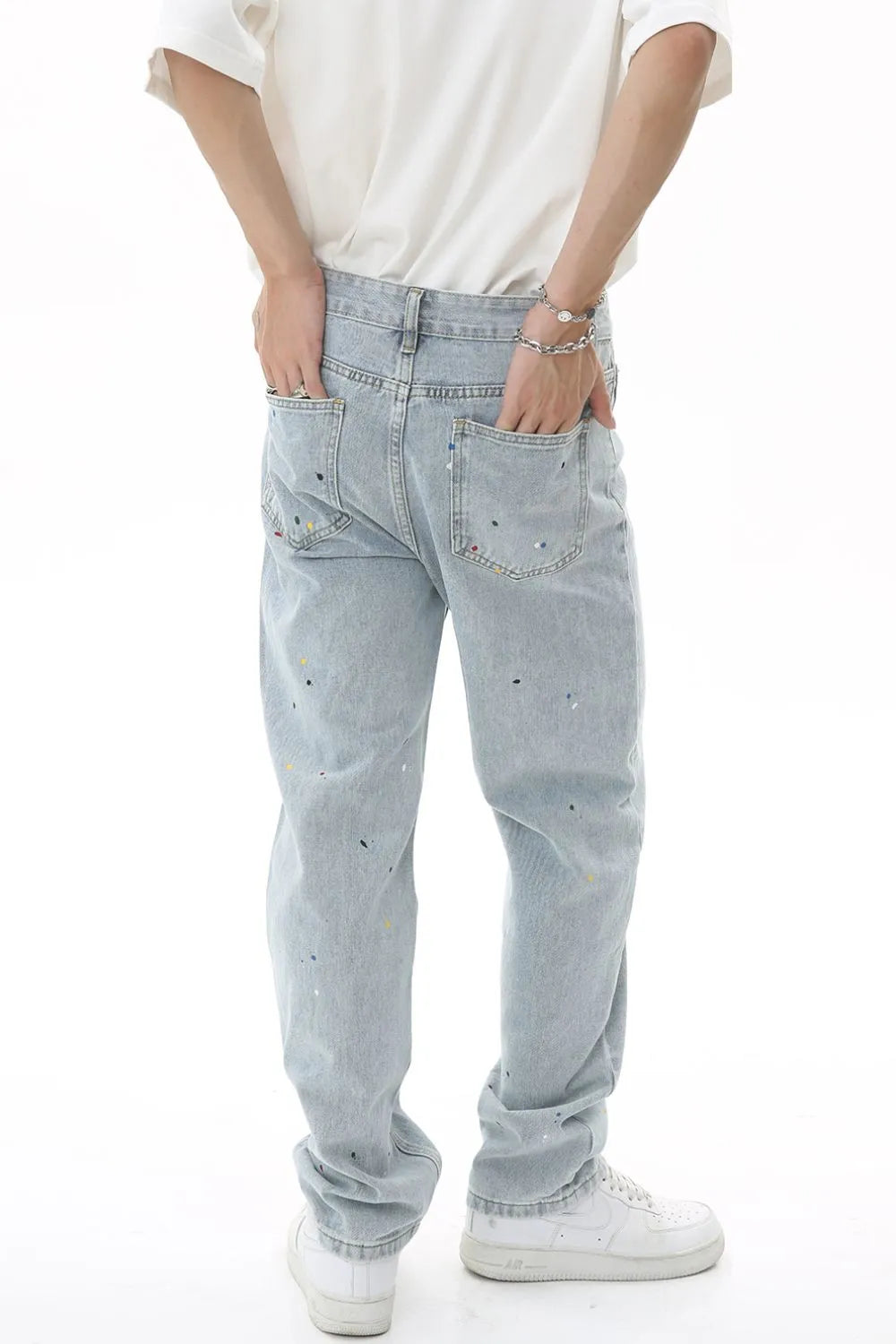 Light Blue Baggy Pocket Jeans