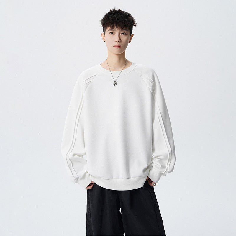 Men's relaxed fit long sleeve crewneck sweatshirt