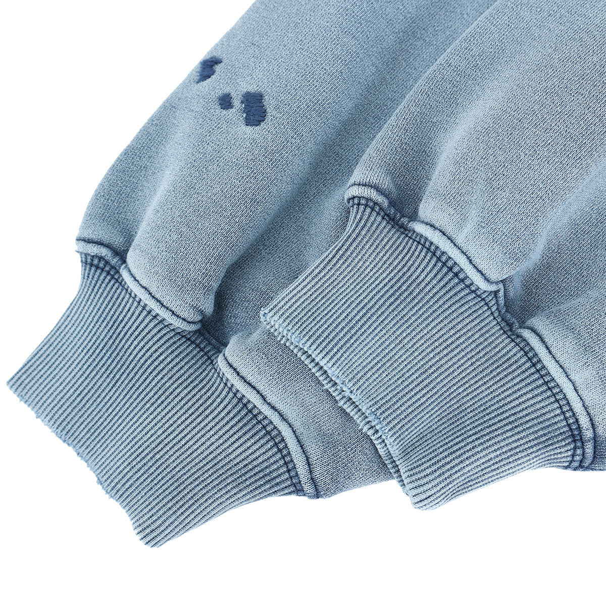 Image of Sudadera de felpa de algodón lavado bordada para hombre