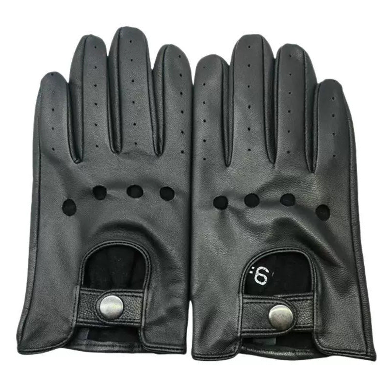 Men's goatskin leather driving gloves