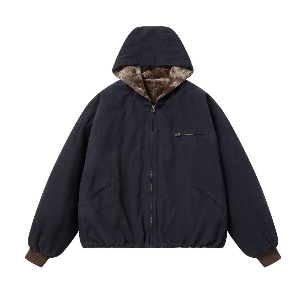 Image of Men's Hooded Cotton Jacket