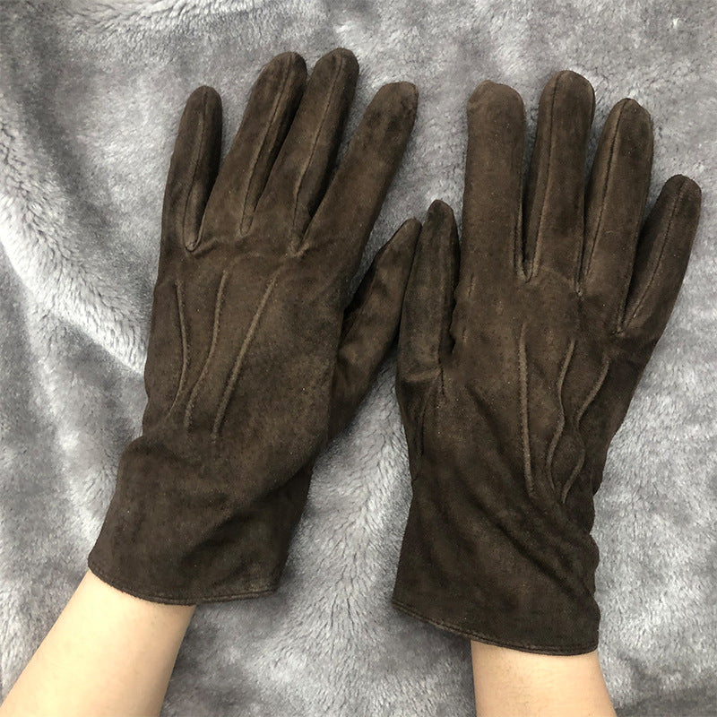Image of Guantes térmicos de ciclismo de poliéster para mujer