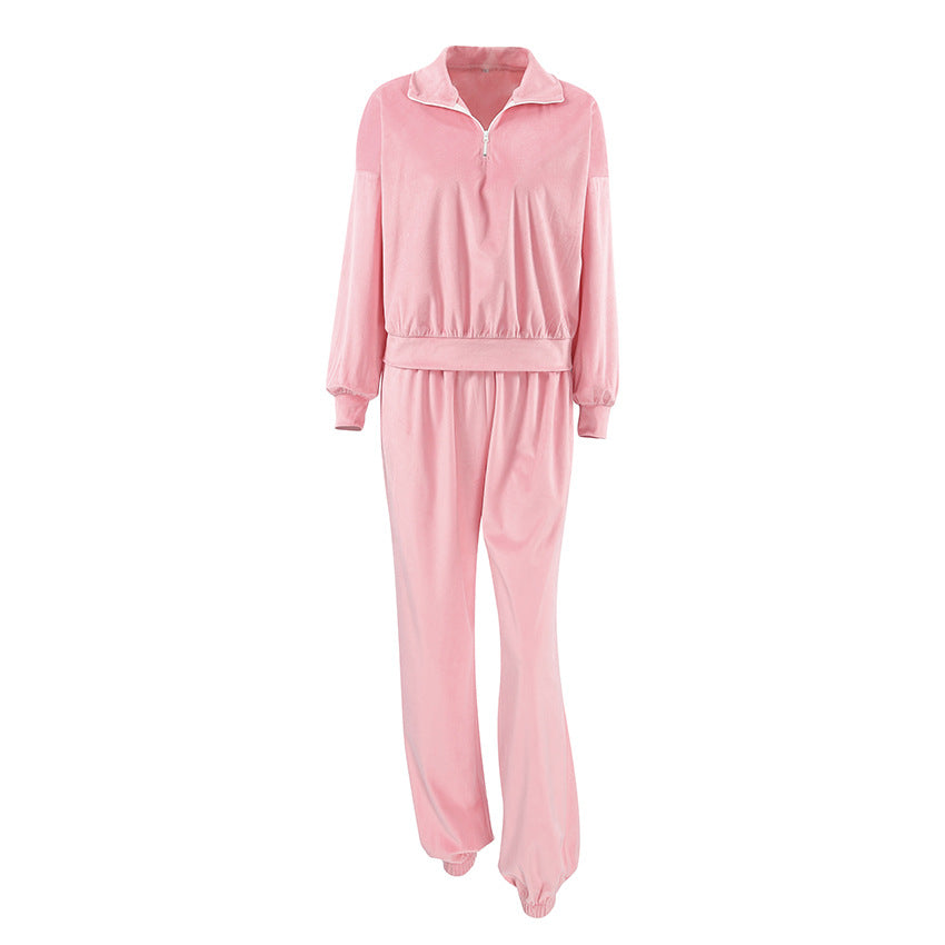 Image of Zeratta Women's slim fit hoodie and pants two-piece set