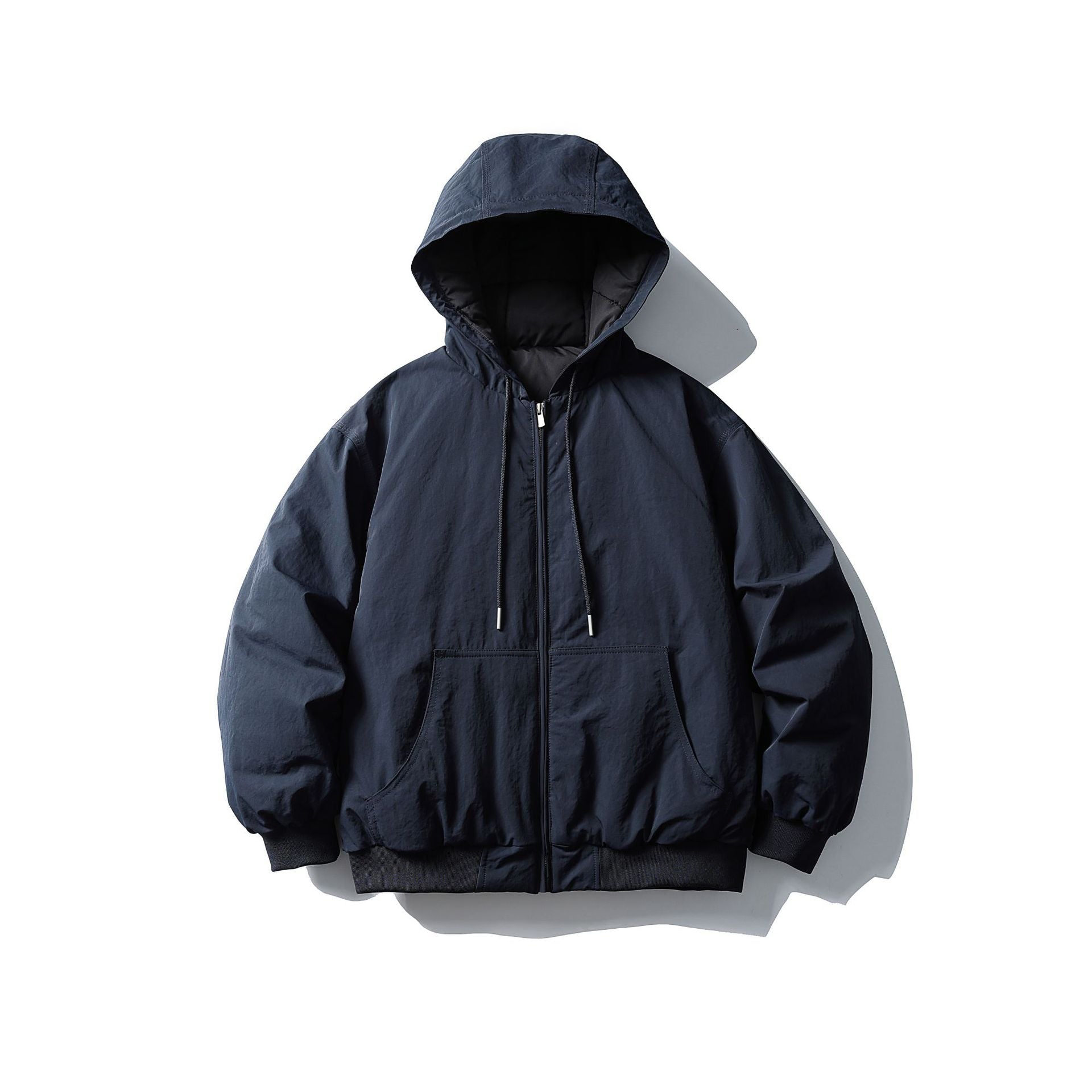 Image of Men's hooded workwear puffer jacket