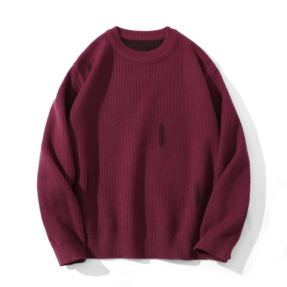 Zeratta Men's oversized colorblock crewneck sweater