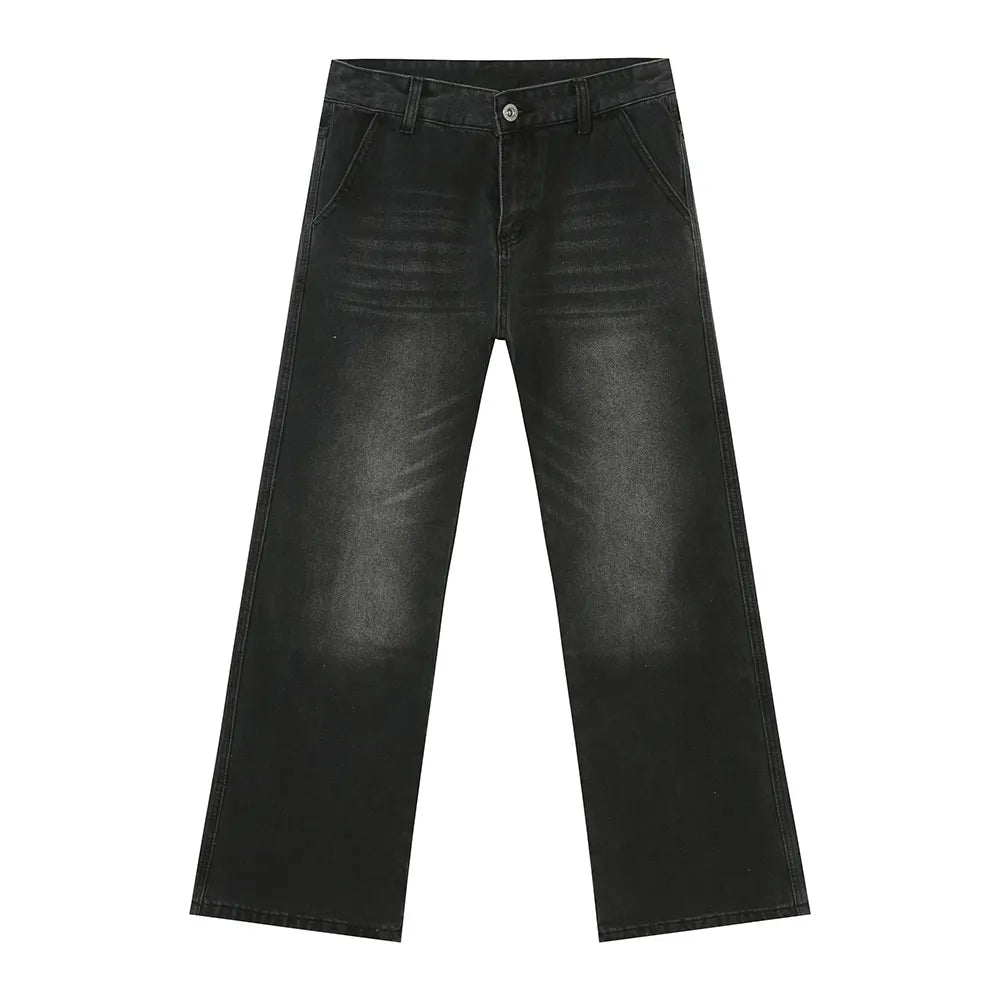 Image of Medium and Dark Mid-Rise Jeans
