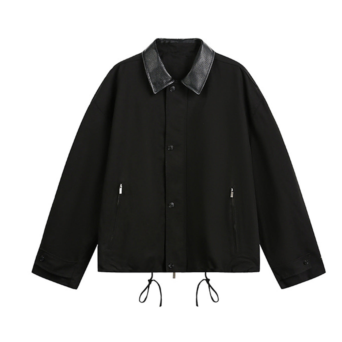 Image of Chaqueta Harrington de algodón con cremallera para hombre