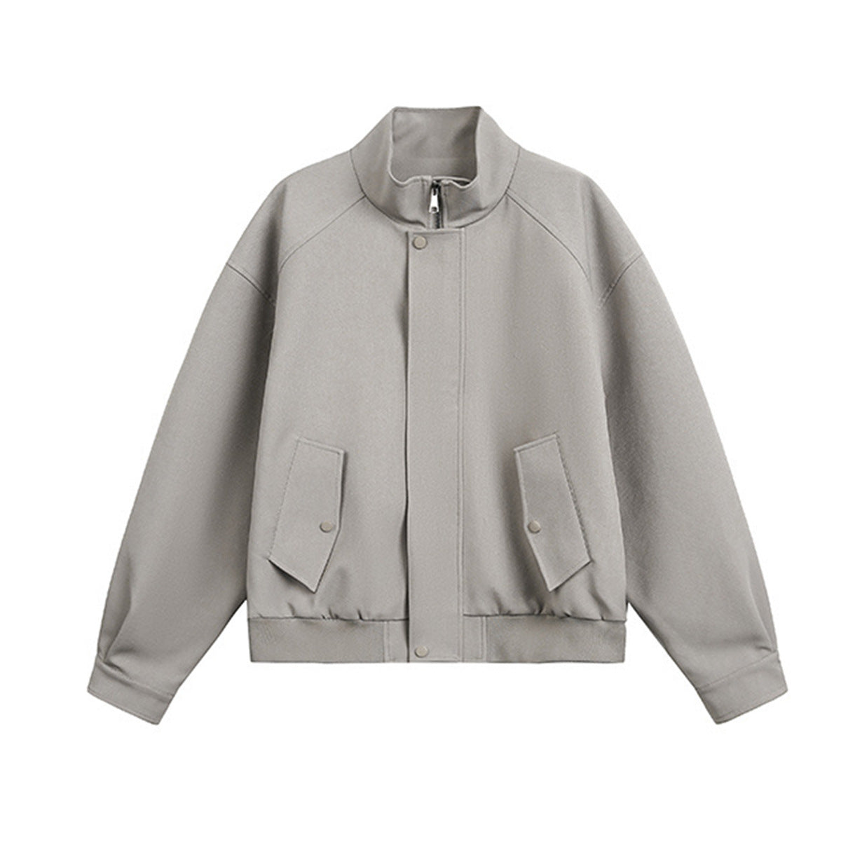 Image of Men's zip-up Harrington jacket