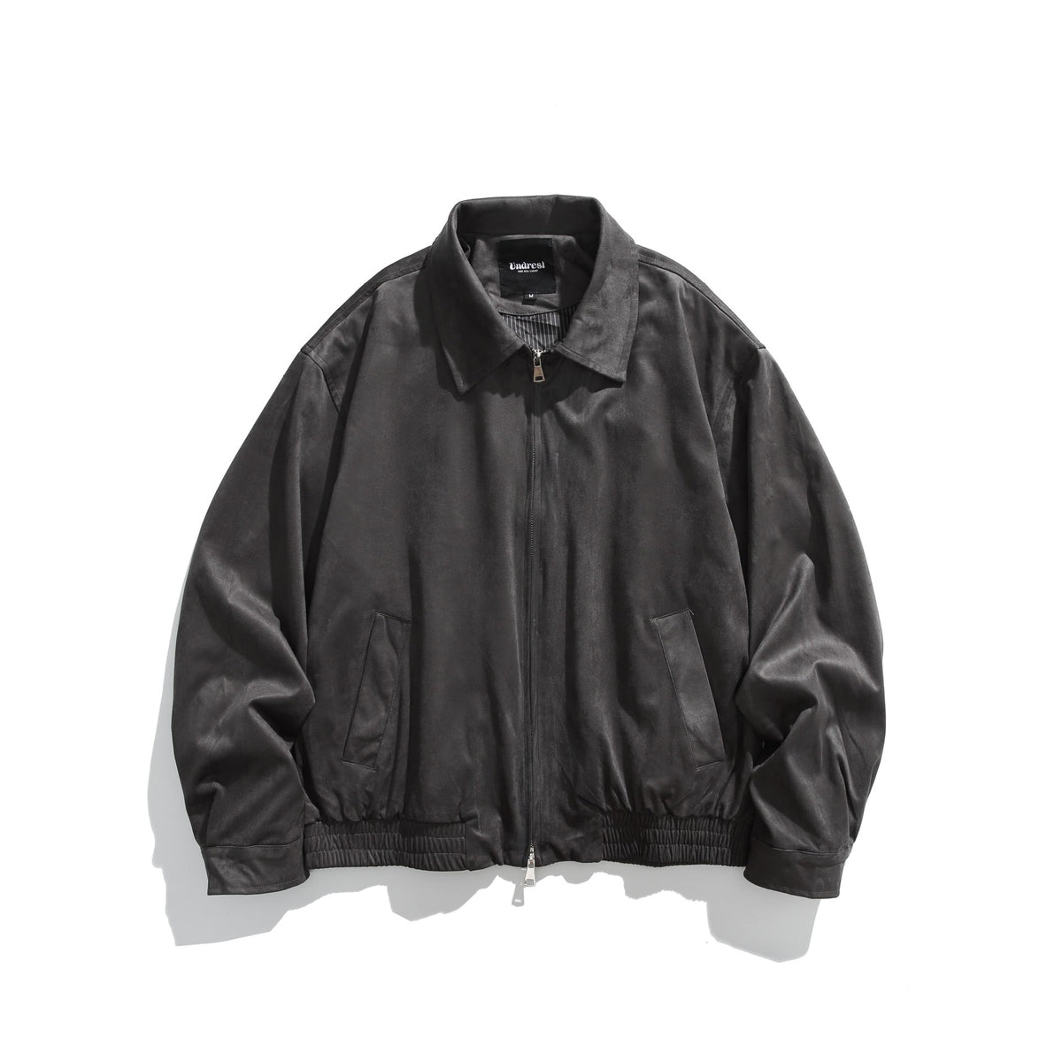 Men's loose fit turn-down collar jacket