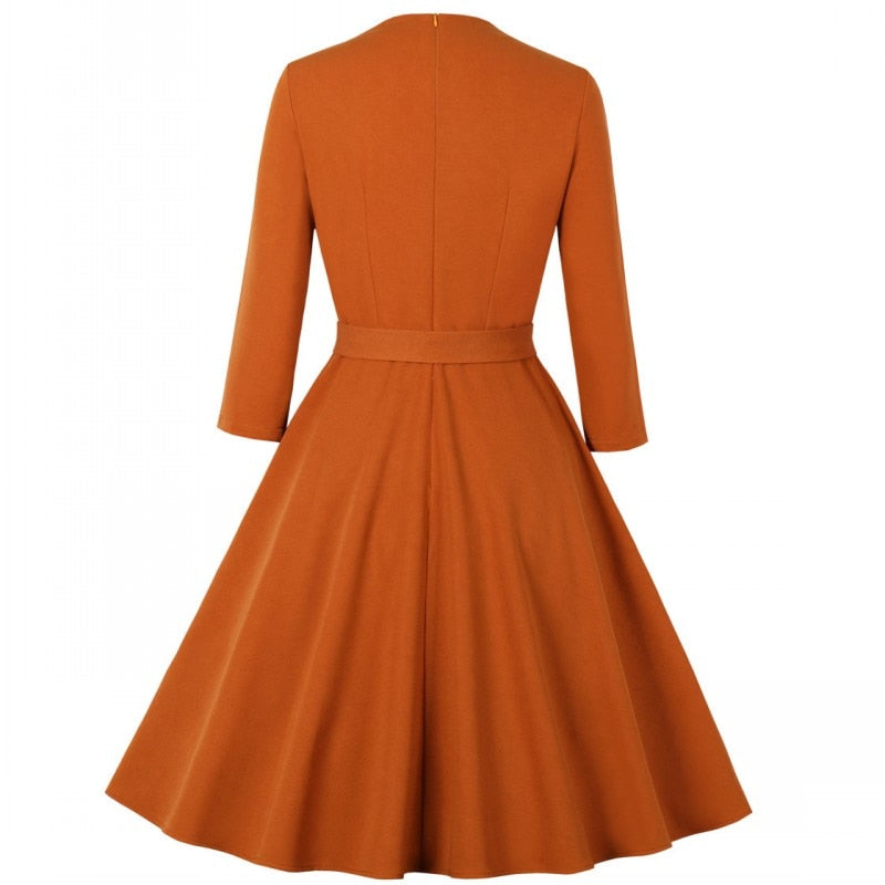 Image of Women's Vintage-Inspired Swing Dress