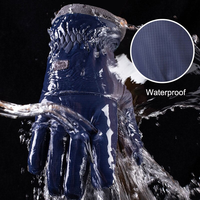 Men's winter ski gloves