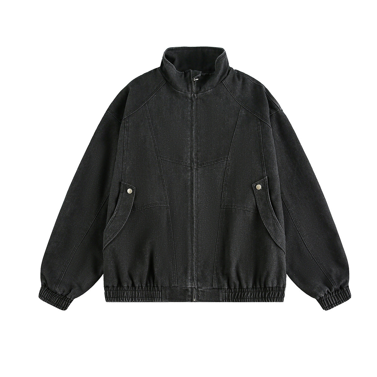 Image of Men's cotton utility zip-up workwear jacket