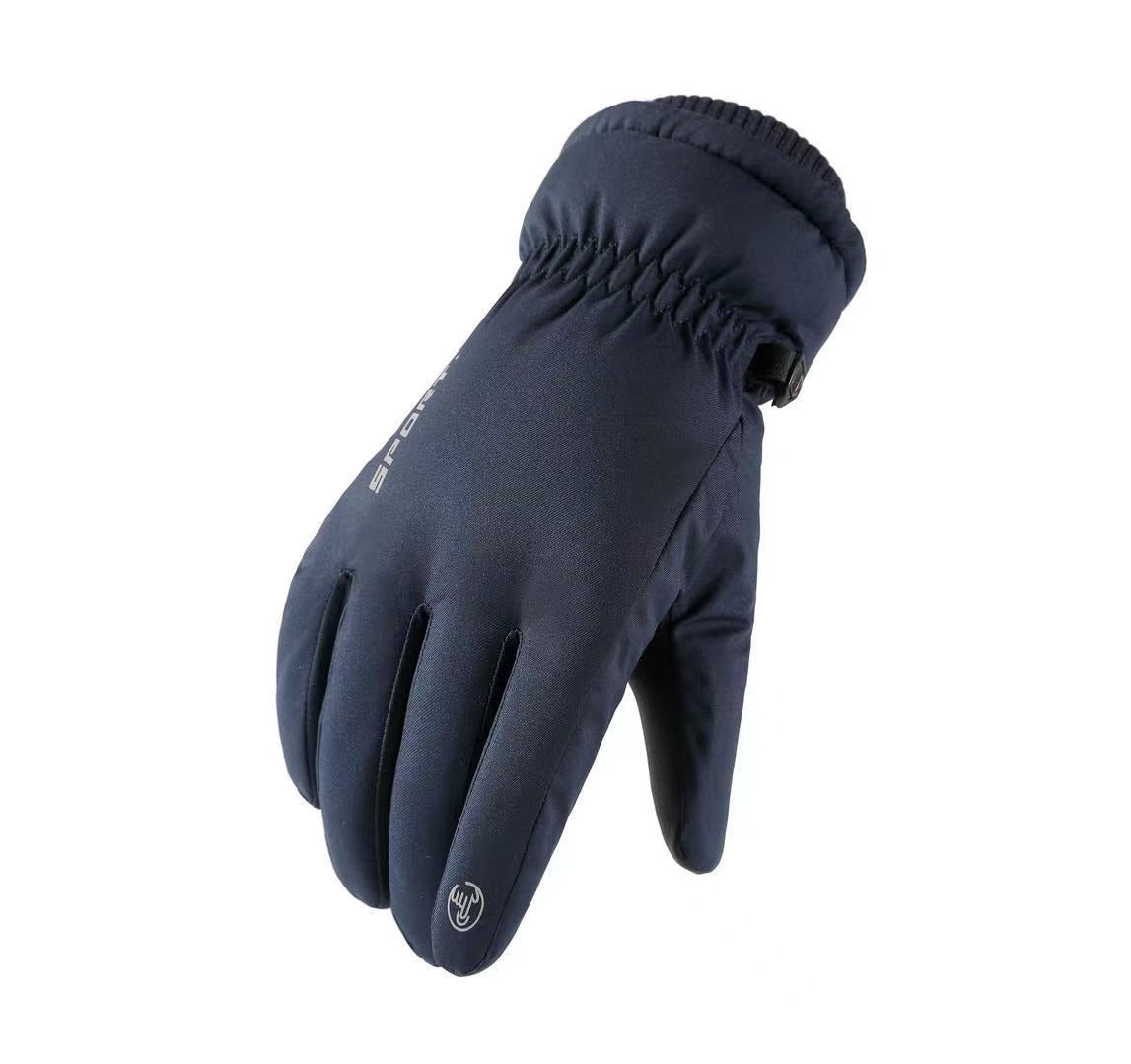 Touchscreen waterproof cotton winter ski gloves