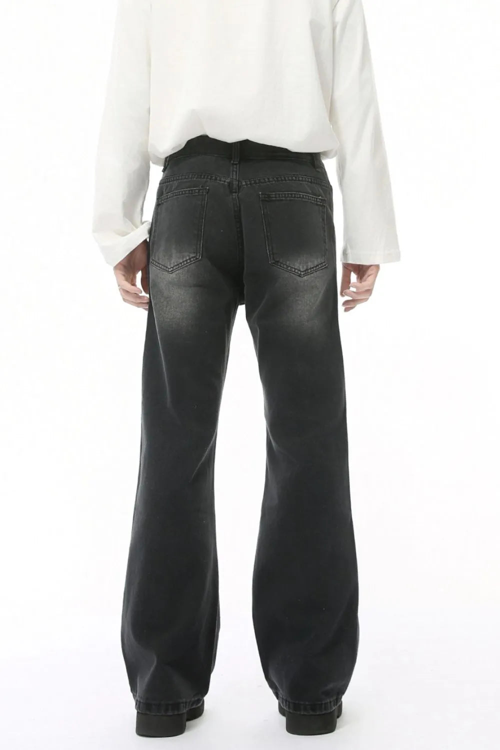 Image of Medium and Dark Mid-Rise Jeans