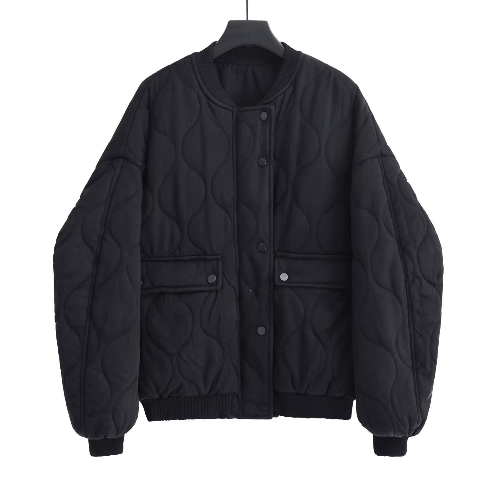 Image of Zeratta Women's stand collar snap-front padded jacket