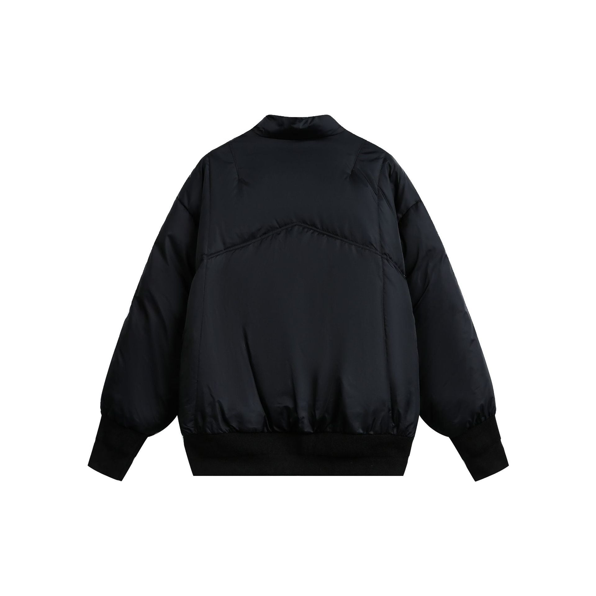 Image of Chaqueta acolchada corta de nailon para hombre