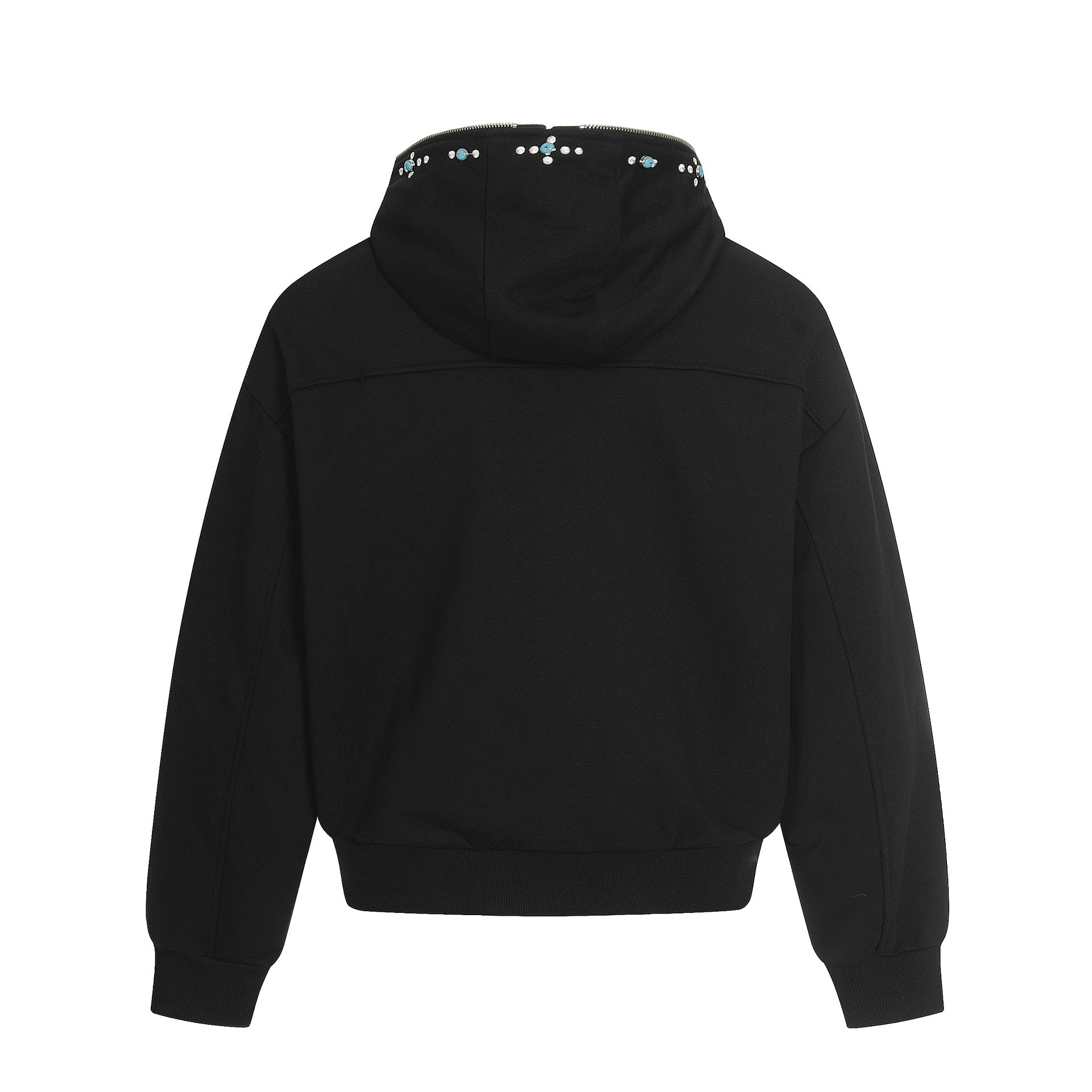 Image of Men's oversized cotton full zip hoodie