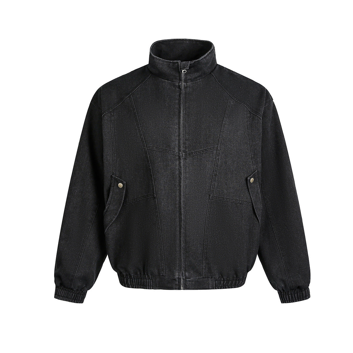 Image of Men's cotton utility zip-up workwear jacket