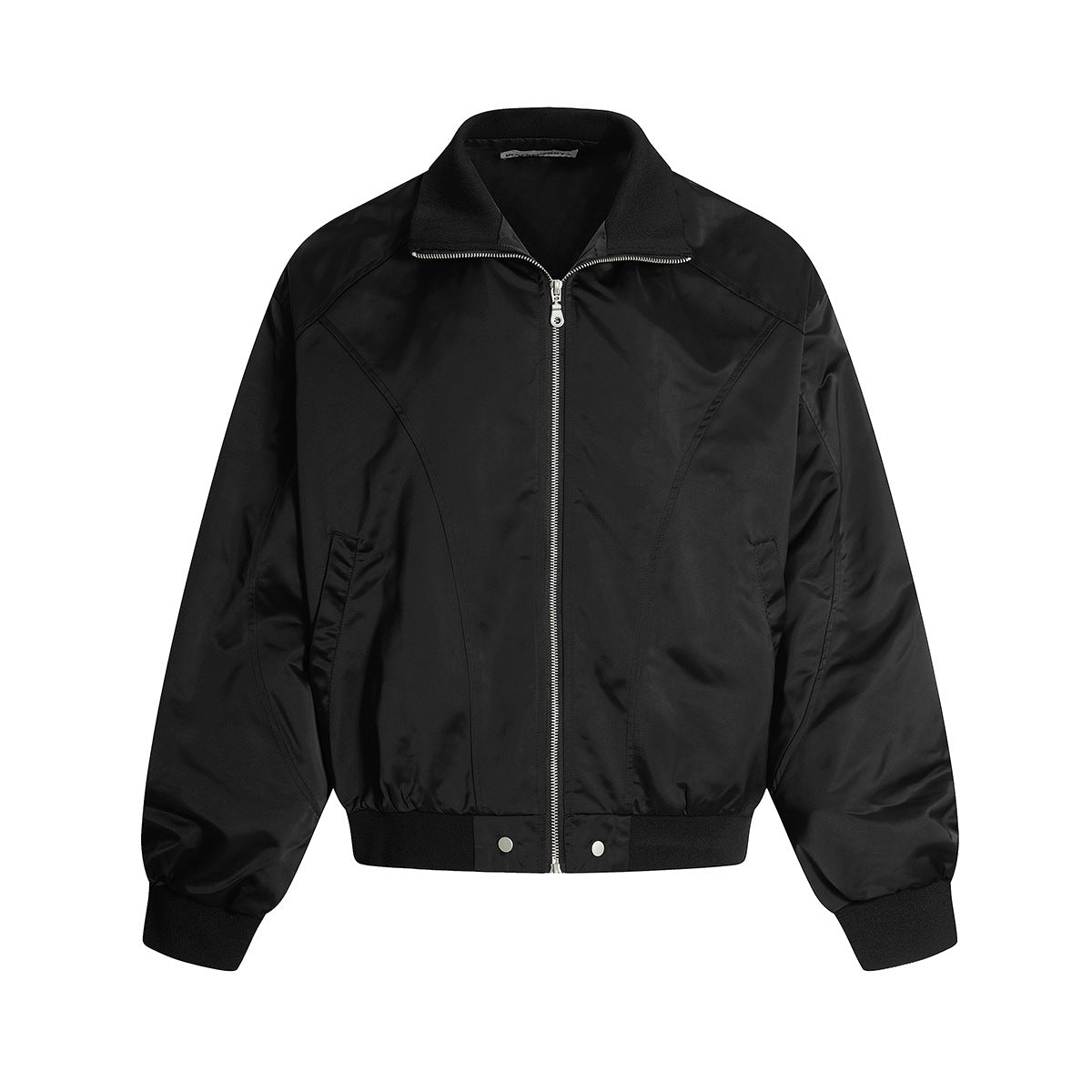 Chaqueta bomber de hombre con cremallera y diseño colorblock