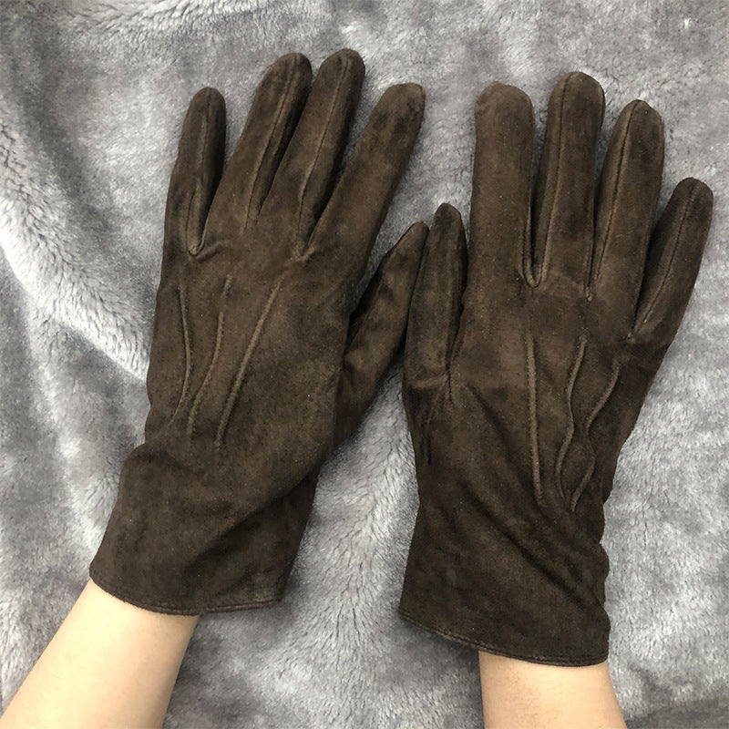 Image of Guantes térmicos de ciclismo de poliéster para mujer