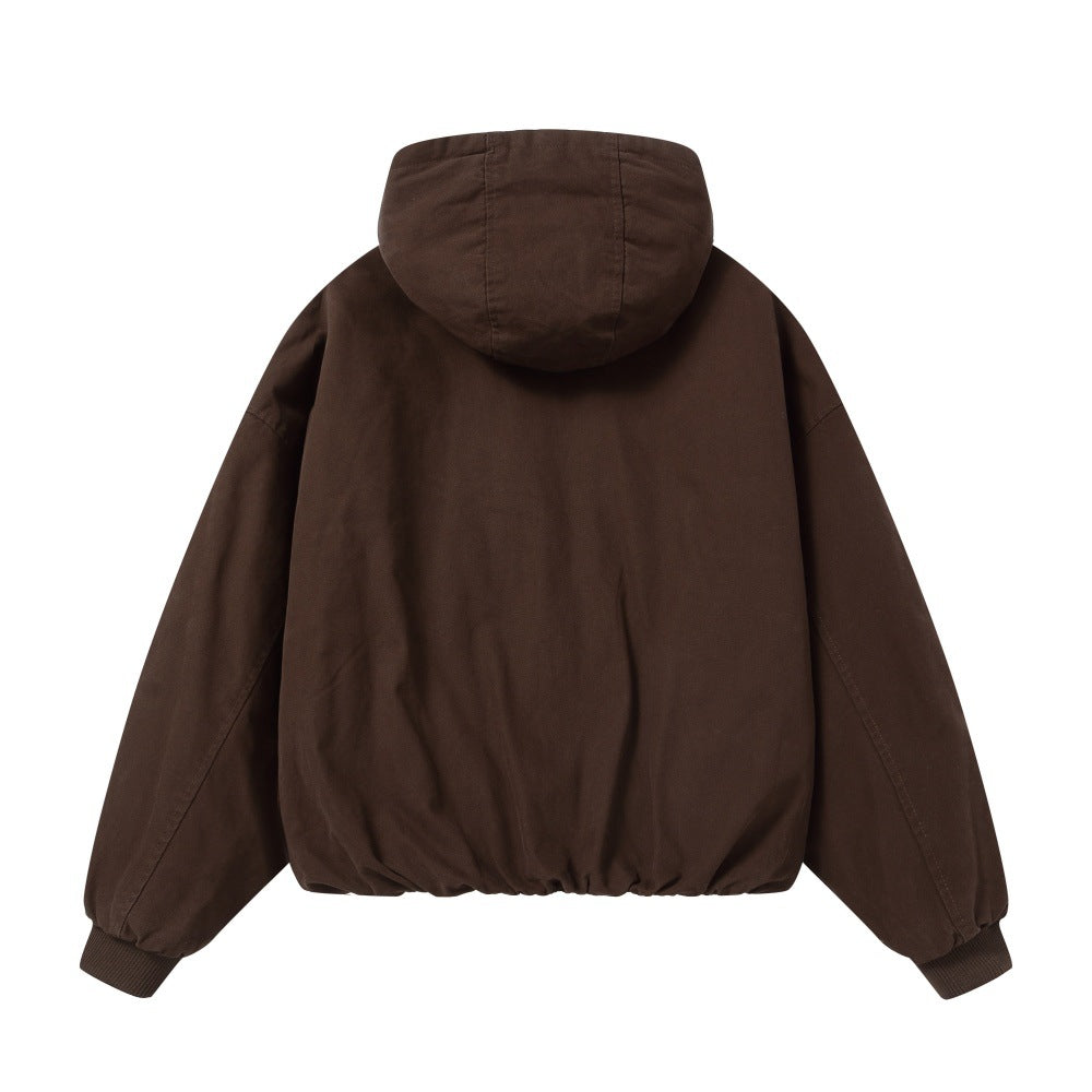 Image of Men's Hooded Cotton Jacket