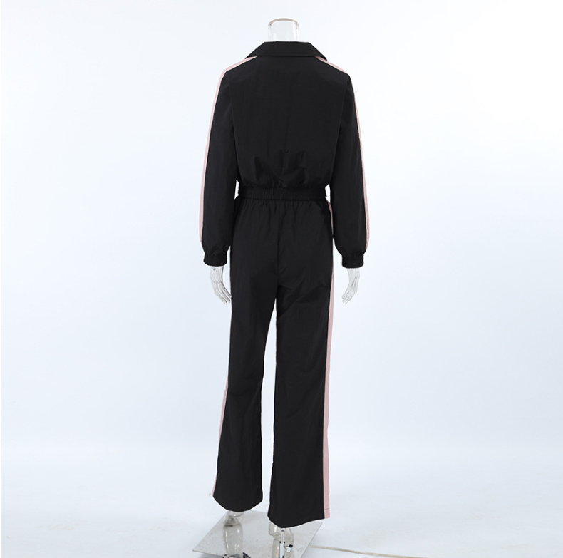 Women's zip-up hoodie and pants matching set