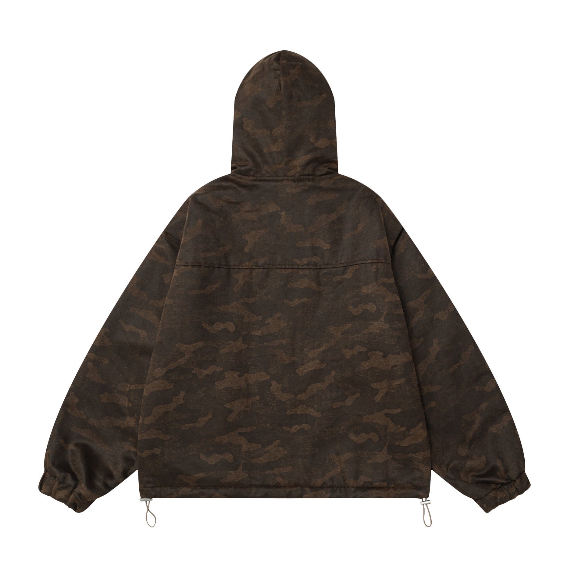 Image of Chaqueta marrón con capucha para mujer