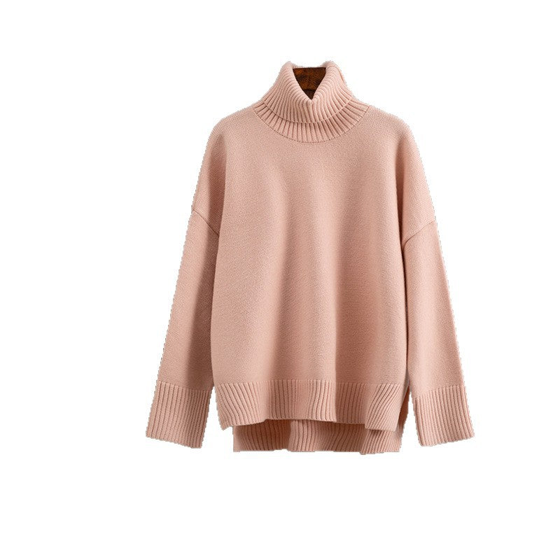 Image of Zeratta Women's loose fit viscose turtleneck sweater