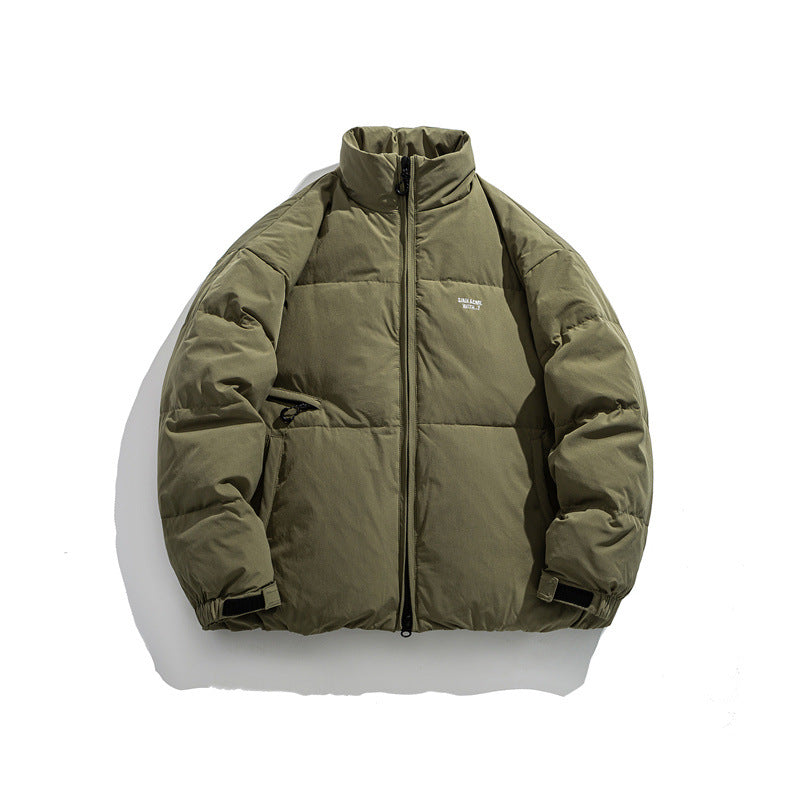 Image of Zeratta Stand collar warm quilted puffer jacket